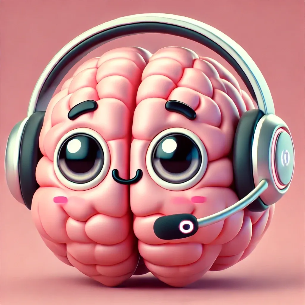 ADHD Brain with Headset